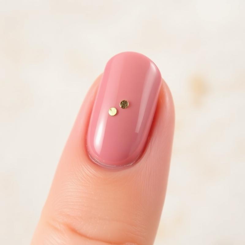 Nude Pink mit Gold-Akzent